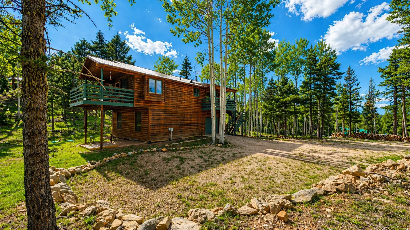 Side view of the house